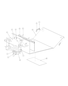 Floor Panel Assembly Diagram and Parts List for M72-GN33 53BB5FJZ750-33HP-OHV Cub Cadet Lawn Tractor